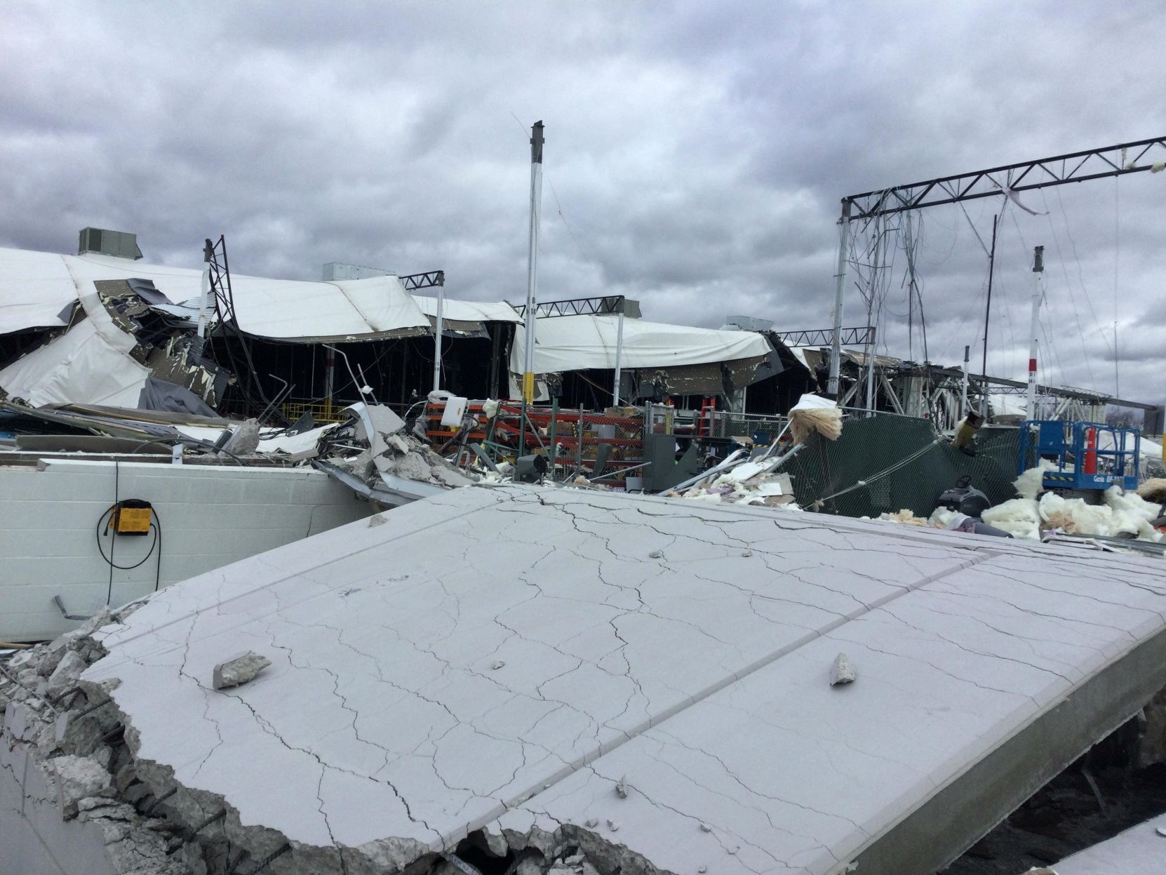 Amazon tornado damage assessment photos